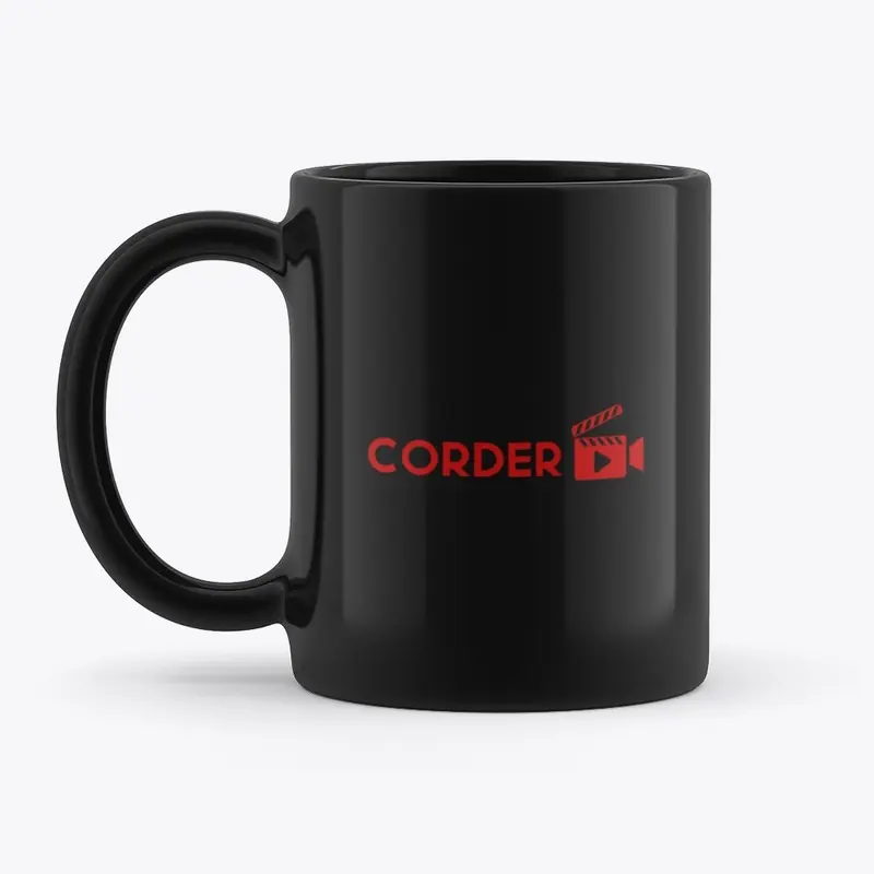 Corder Black Coffee Mug